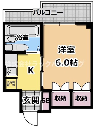 グリーンハイツ今津の物件間取画像